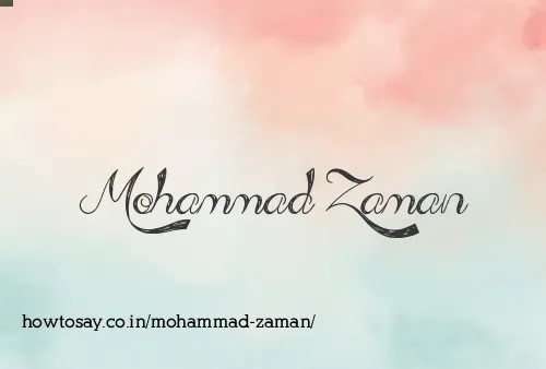 Mohammad Zaman