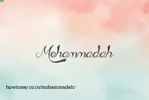 Mohammadah