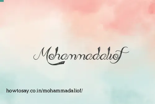 Mohammadaliof