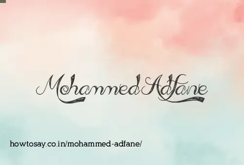 Mohammed Adfane
