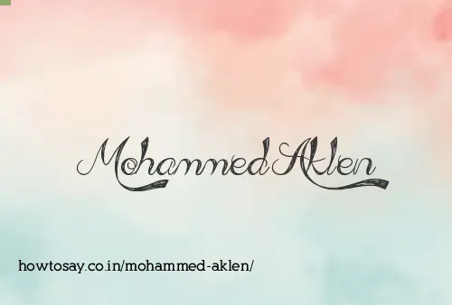 Mohammed Aklen
