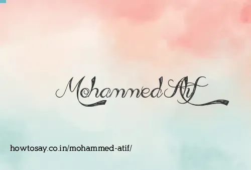 Mohammed Atif