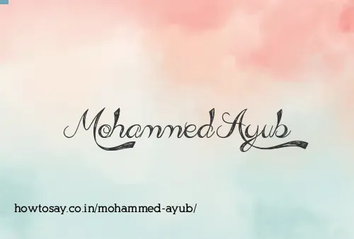 Mohammed Ayub