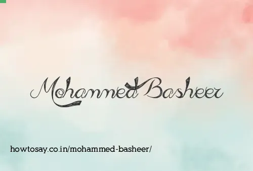 Mohammed Basheer