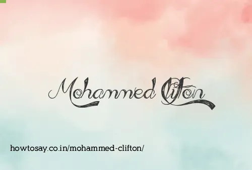 Mohammed Clifton