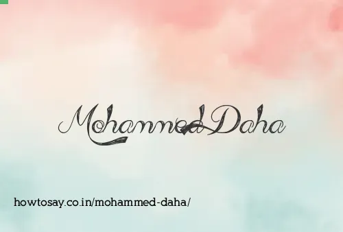Mohammed Daha
