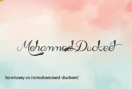 Mohammed Duckeet