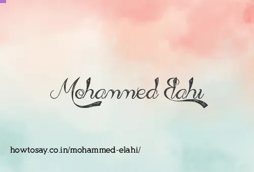 Mohammed Elahi