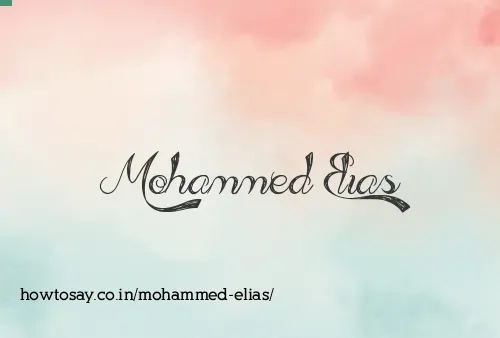 Mohammed Elias