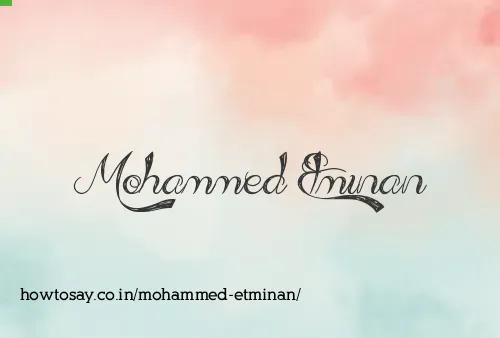 Mohammed Etminan