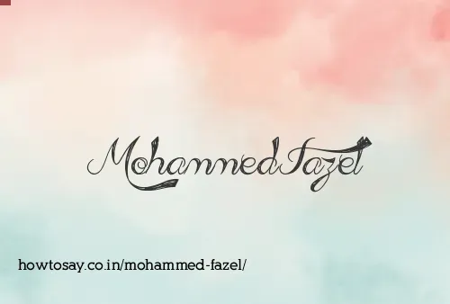 Mohammed Fazel