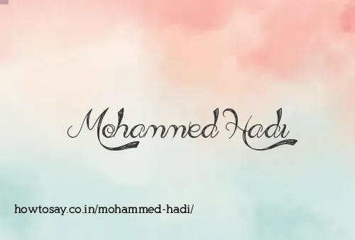 Mohammed Hadi