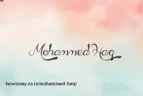 Mohammed Haq