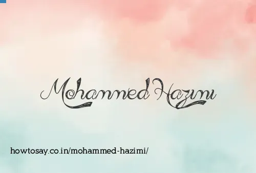 Mohammed Hazimi