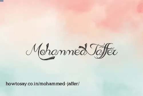 Mohammed Jaffer