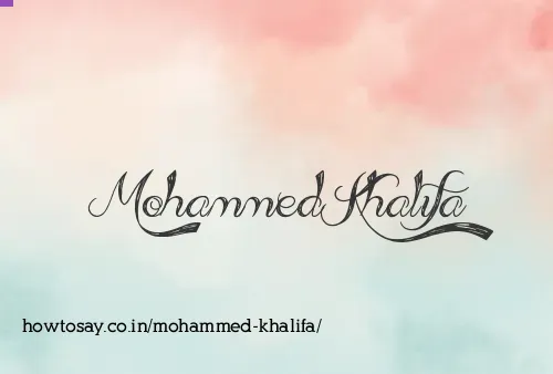 Mohammed Khalifa