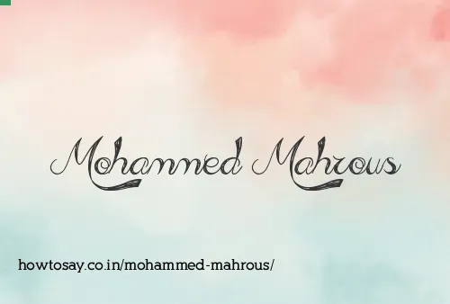 Mohammed Mahrous