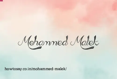 Mohammed Malek