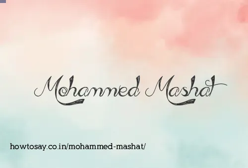 Mohammed Mashat