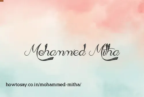 Mohammed Mitha