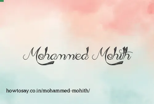 Mohammed Mohith
