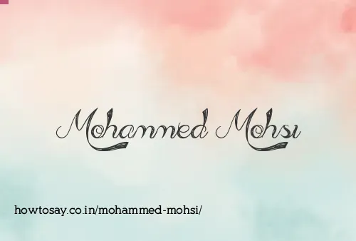 Mohammed Mohsi