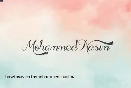 Mohammed Nasim