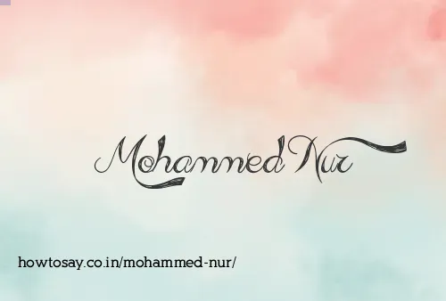 Mohammed Nur