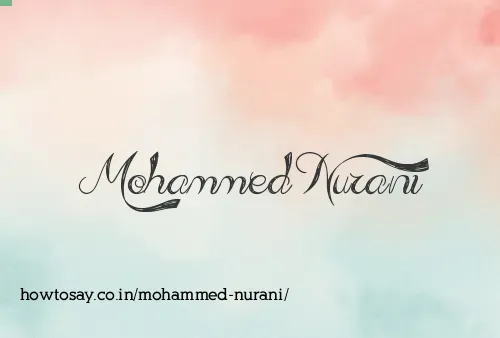 Mohammed Nurani