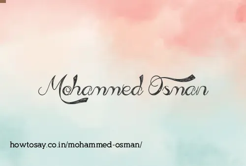 Mohammed Osman