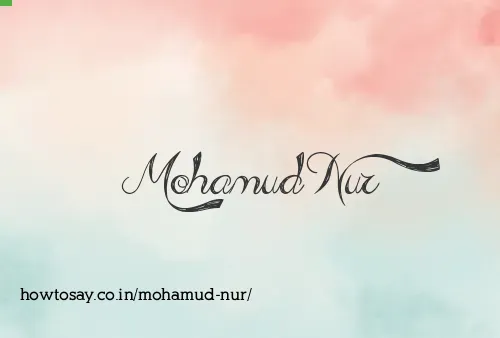 Mohamud Nur