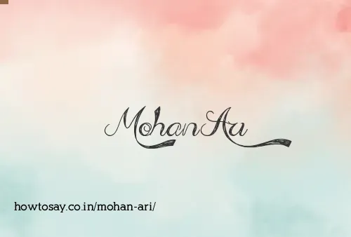 Mohan Ari
