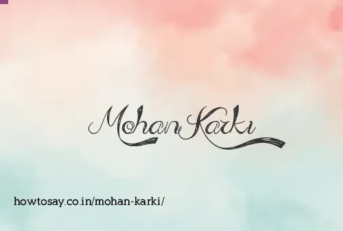 Mohan Karki