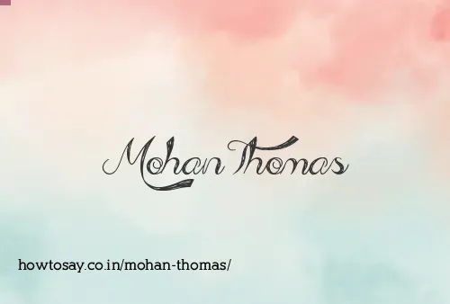 Mohan Thomas
