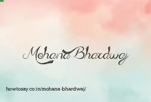 Mohana Bhardwaj