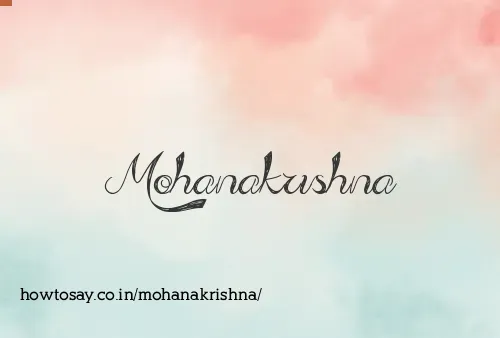 Mohanakrishna