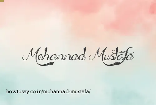 Mohannad Mustafa