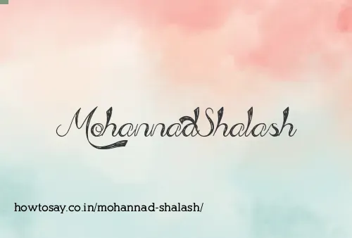 Mohannad Shalash
