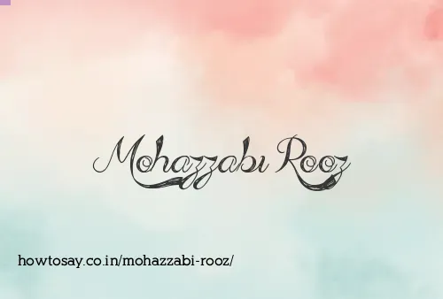 Mohazzabi Rooz