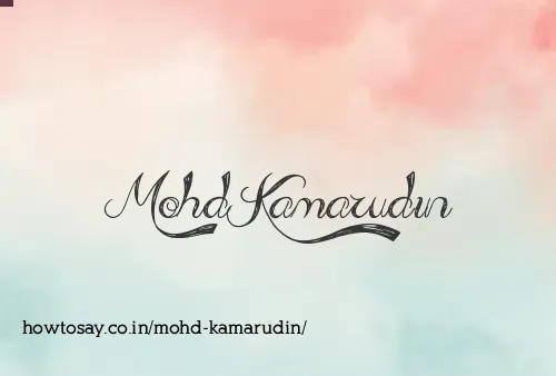 Mohd Kamarudin