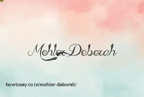 Mohler Deborah
