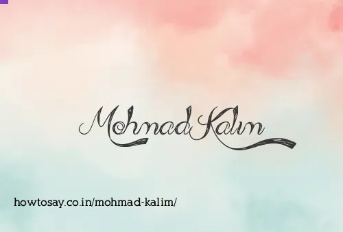 Mohmad Kalim