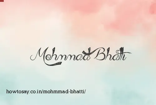 Mohmmad Bhatti