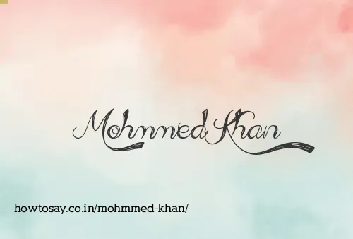 Mohmmed Khan
