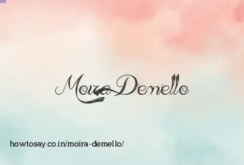 Moira Demello