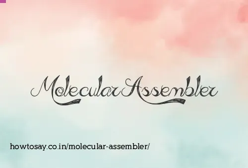 Molecular Assembler