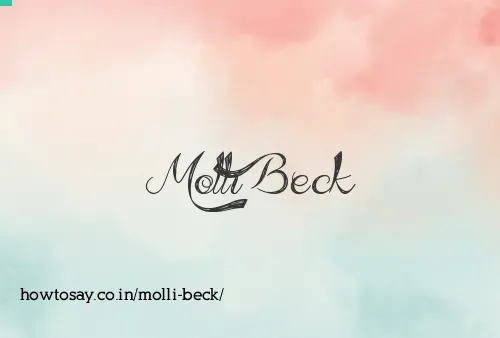 Molli Beck