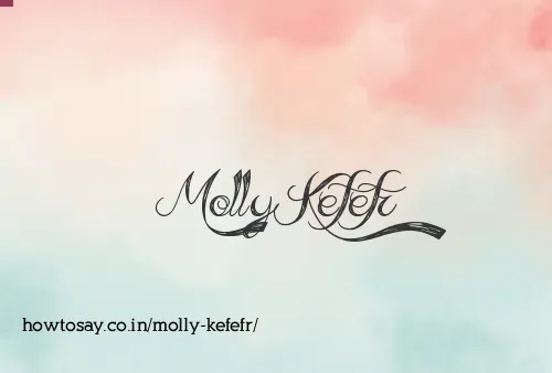 Molly Kefefr