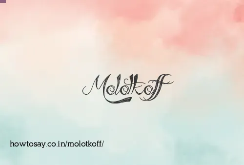 Molotkoff