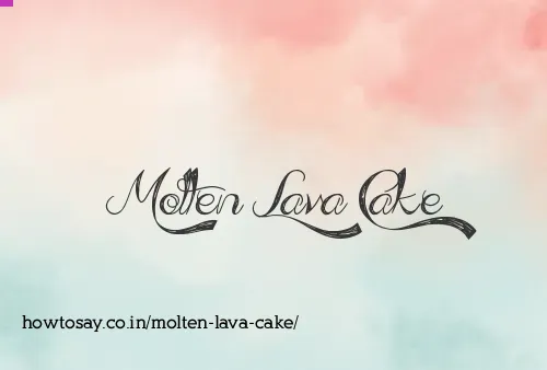 Molten Lava Cake